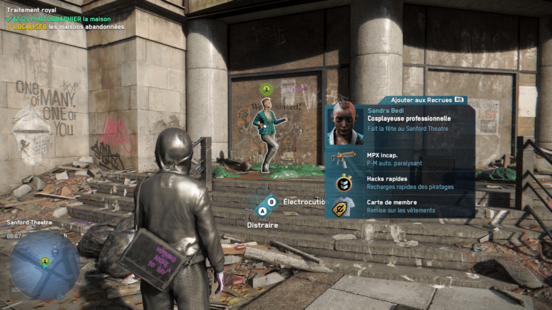 Watch Dogs: Legion recrue 1