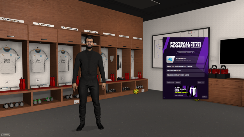 Football Manager 2021 écran titre