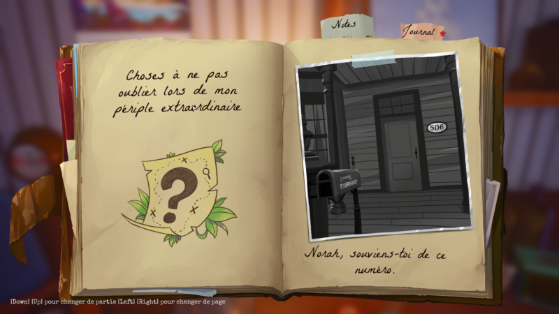 Journal de Norah dans Call of the Sea