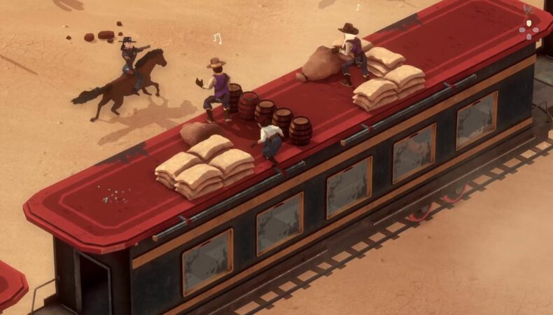 El Hijo: A Wild West Tale - La mama face en pleine action sur un train