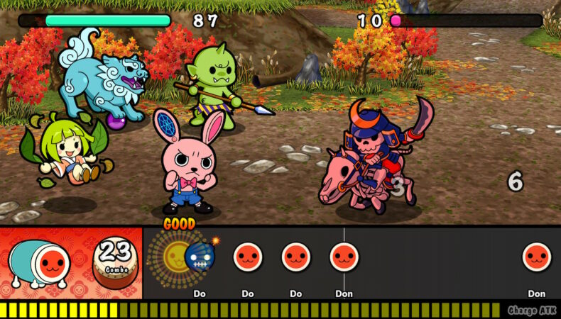 Taiko no Tatsujin: Rhythmic Adventure Pack - combat