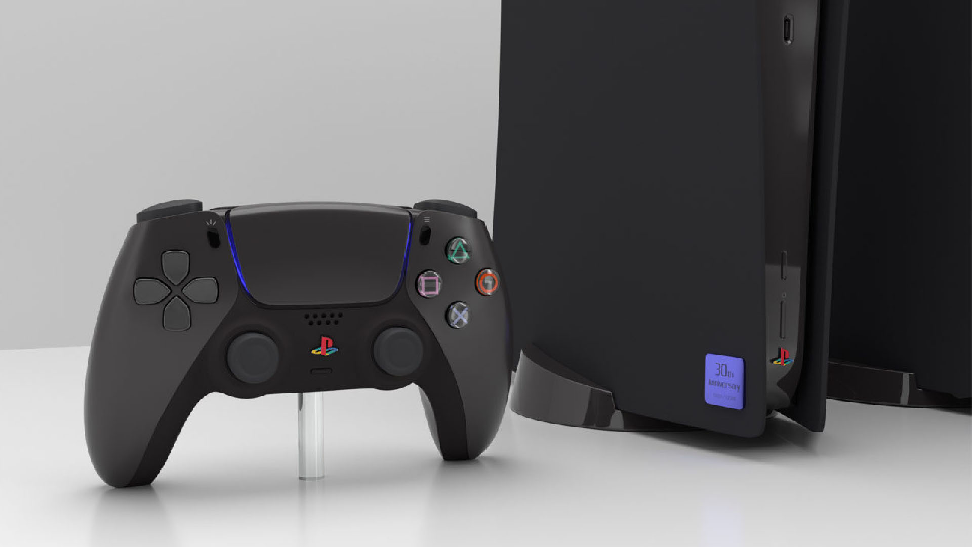 Black PS5 custom par SUP3R5