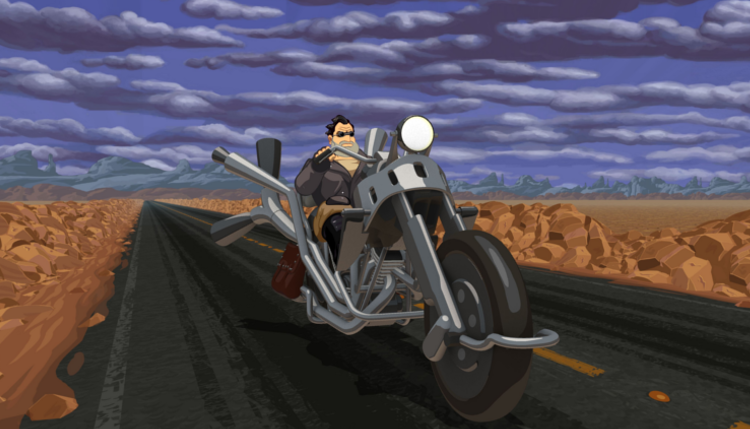 Full Throttle illustration moto