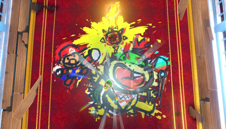 Bowser's Fury graffiti