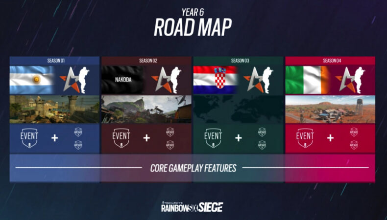 Rainbow Six Siege dévoile sa roadmap pour l'année 6