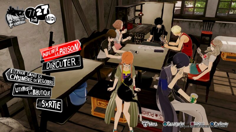 Test Persona 5 Strikers - la planque