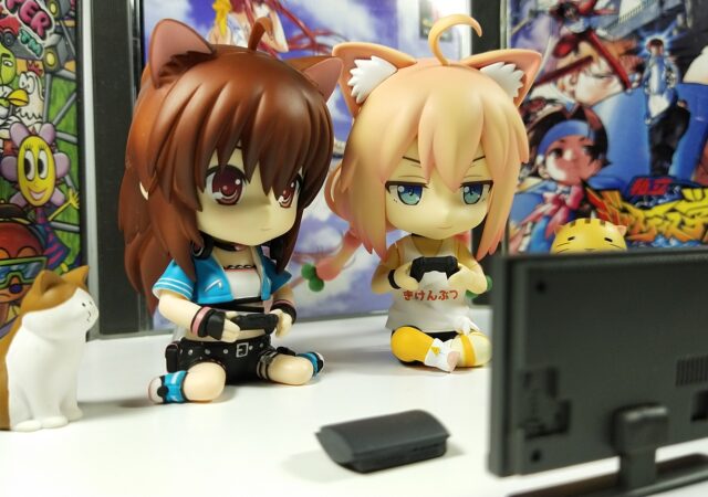 Nendoroids se faisant un bon jeu vidéo