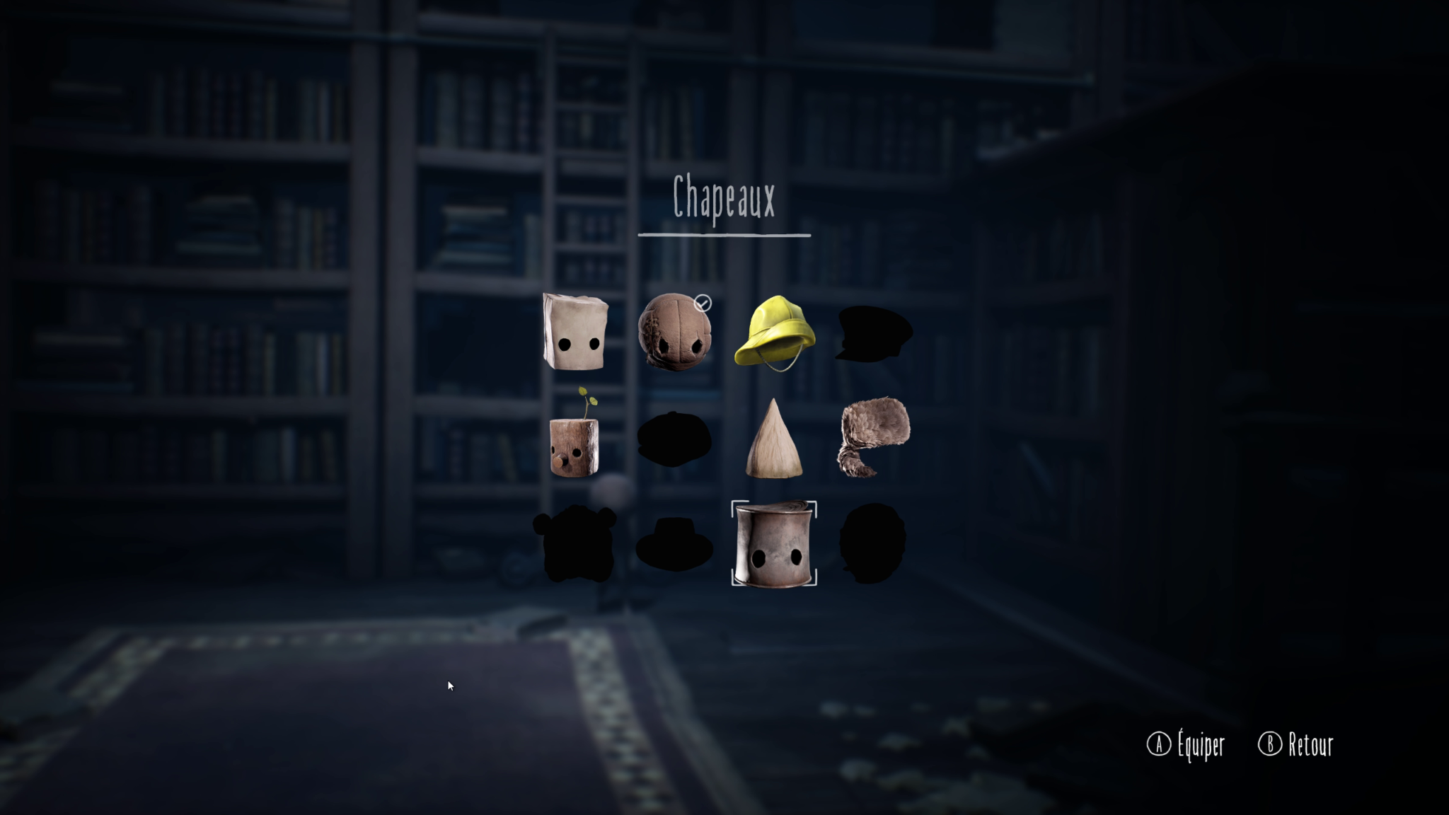 Little Nightmares 2 soluce chapeau boite de conserve