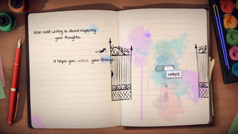 Lost Words journal unlock