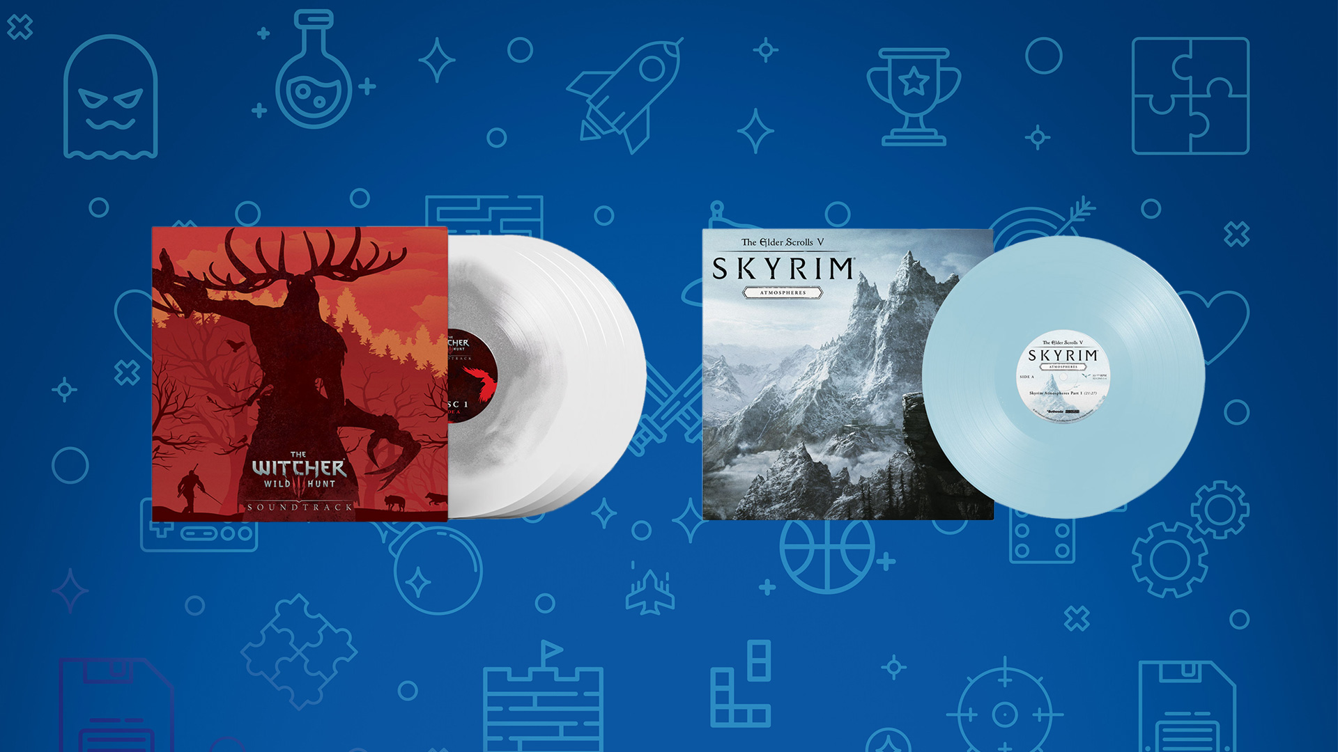 Vinyles The Witcher 3 Skyrim