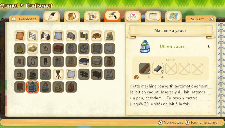   Story of Seasons: Pioneers of Olive Town craft