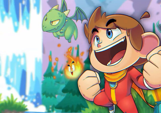 Alex Kidd in miracle world dx artwork