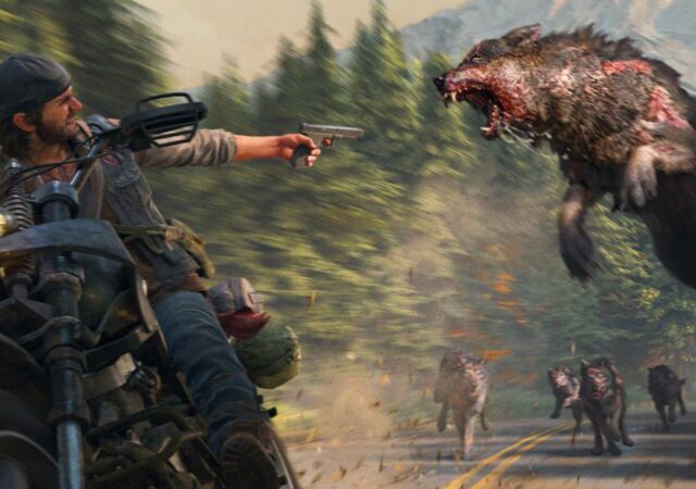 Days Gone attaque loup zombie