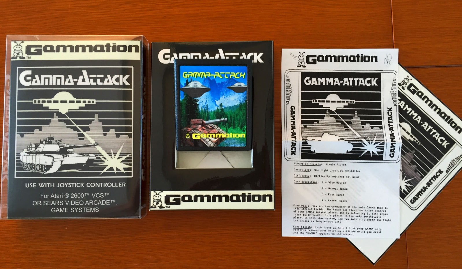 Gamma Attack jeu rare collections