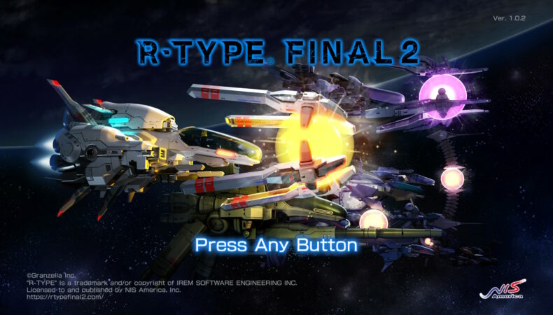 R-TYPE Final 2 écran titre