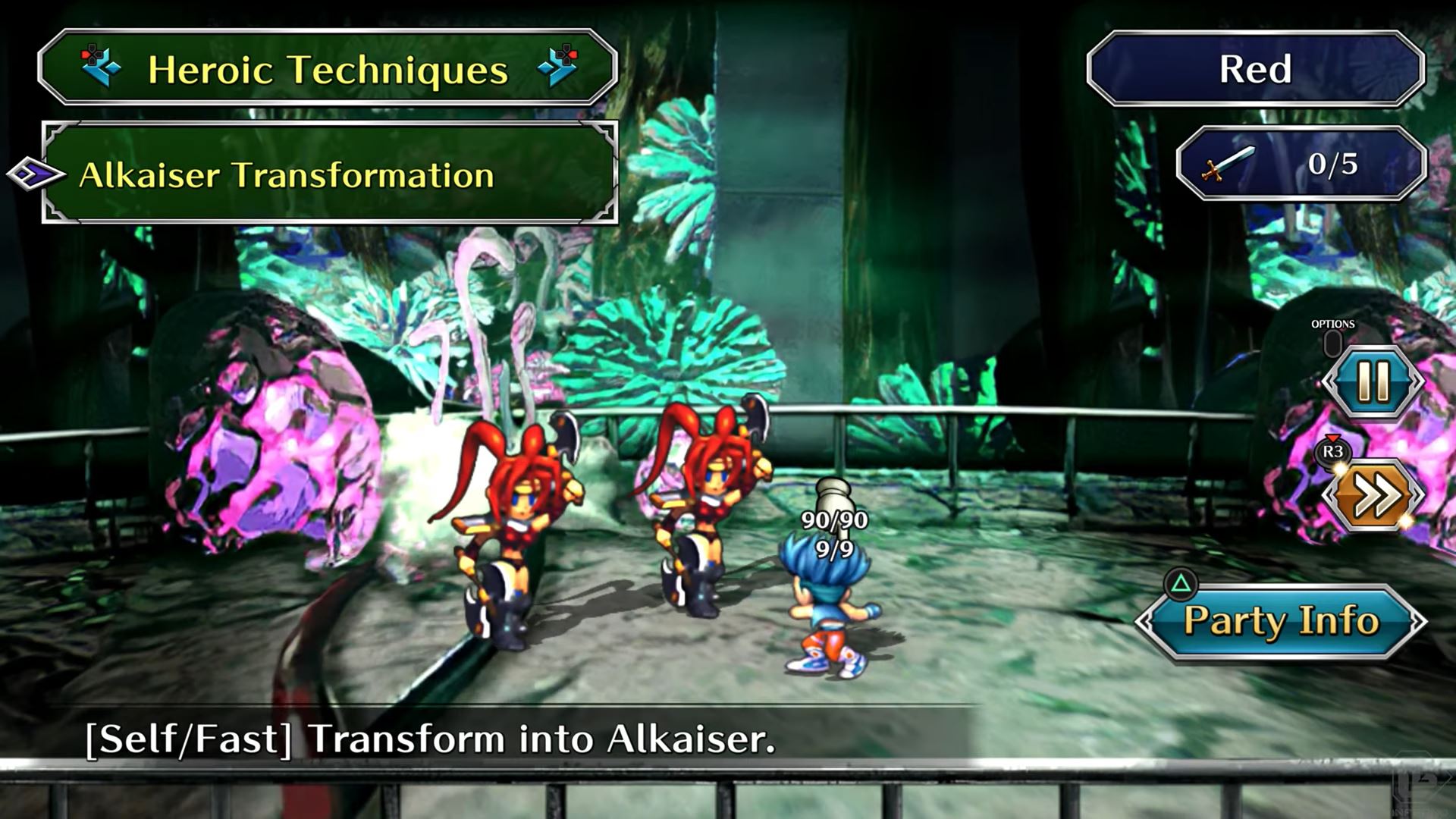 SaGa frontier Remastered Combat