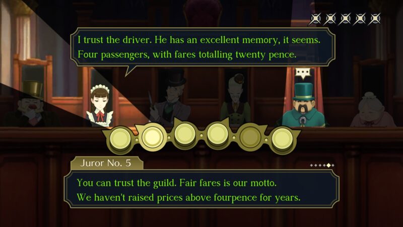 The Great Ace Attorney Chronicles jury 2