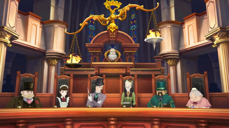 The Great Ace Attorney Chronicles jury