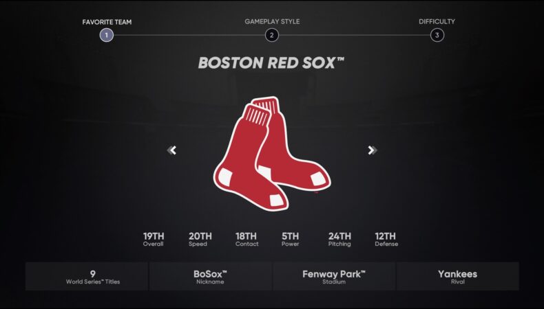 MLB The Show 21 Red sox