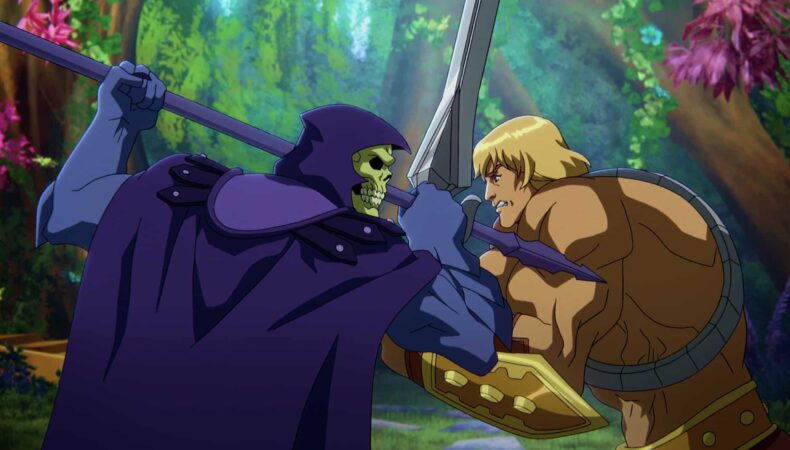 Musclor Skeletor combat