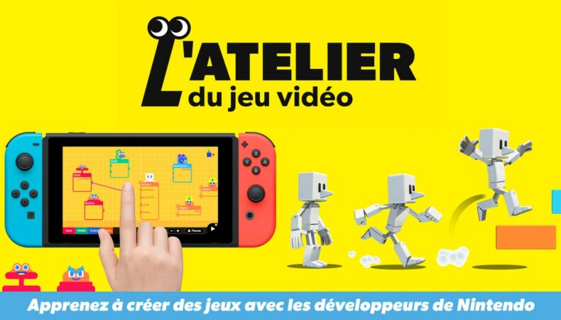 l'Atelier du jeu video slogan