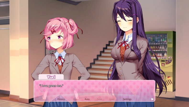 Doki Doki Literature Club Plus dialogue