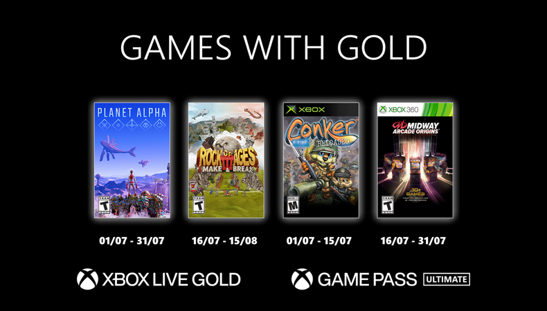 Games with gold juillet 2021