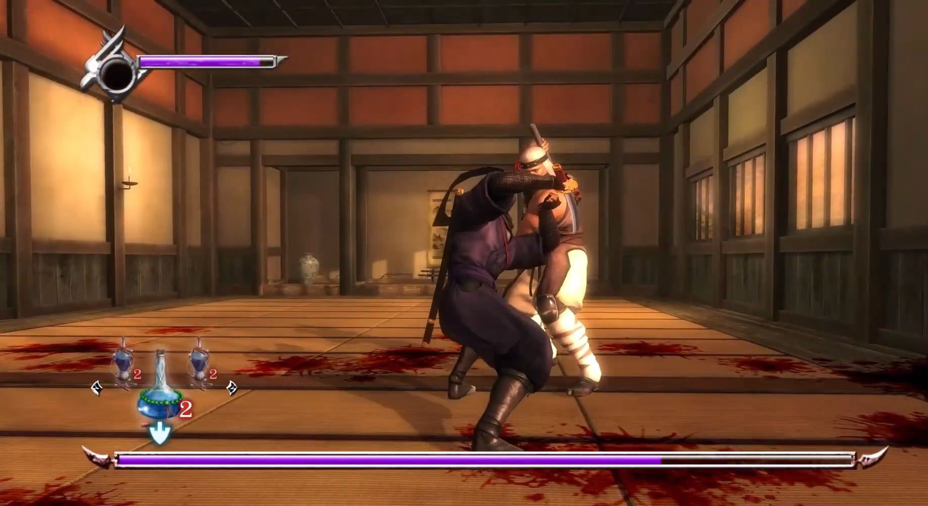 Ninja Gaiden Master Collection boss battle