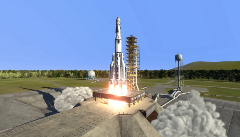 Kerbal Space Program 2 décollage