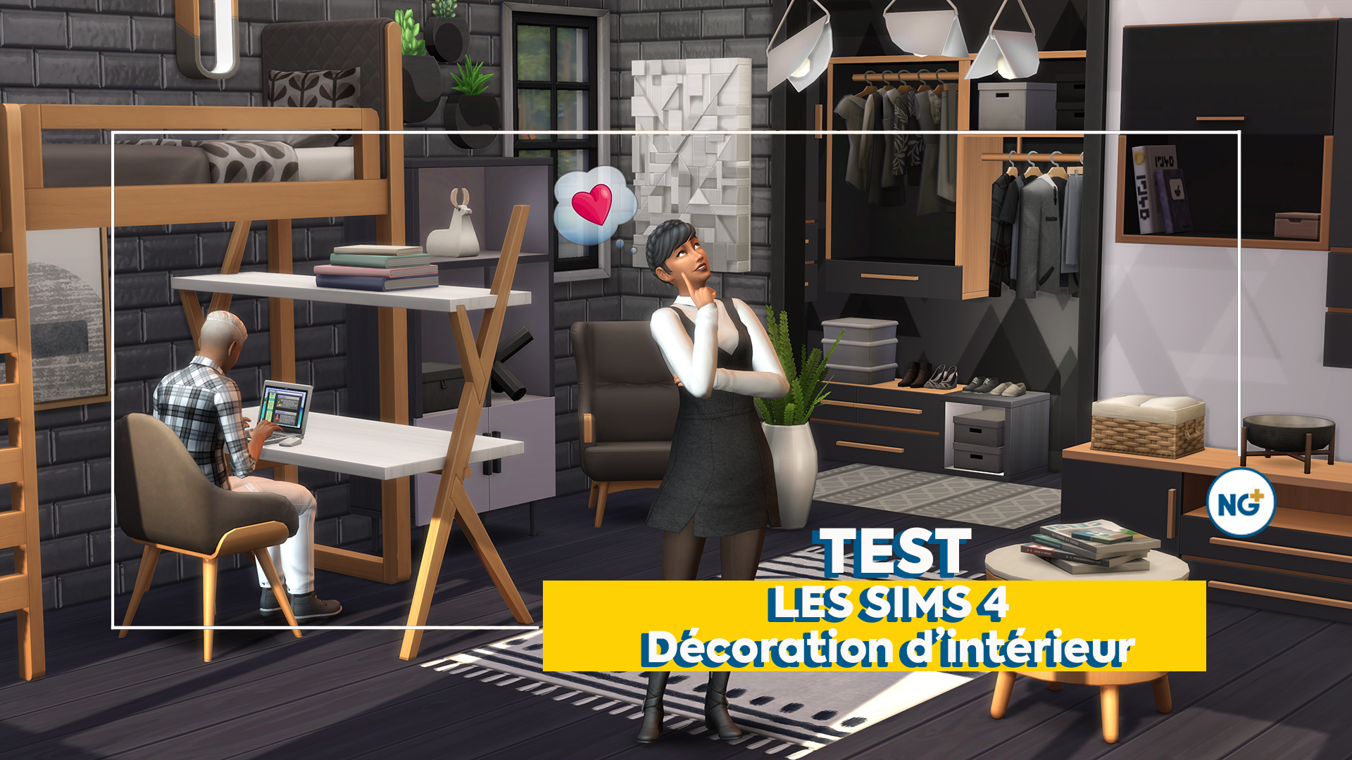 test les sims décoration d'intérieur une test