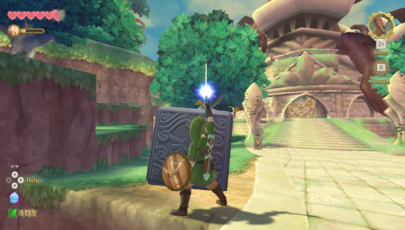 The Legend of Zelda : Skyward Sword HD cube déesse temple de la contemplation