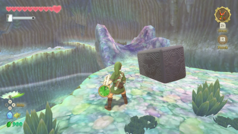 The Legend of Zelda : Skyward Sword HD cube déesse lac faroria