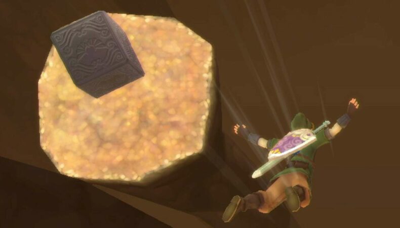 The Legend of Zelda Skyward Sword HD chute