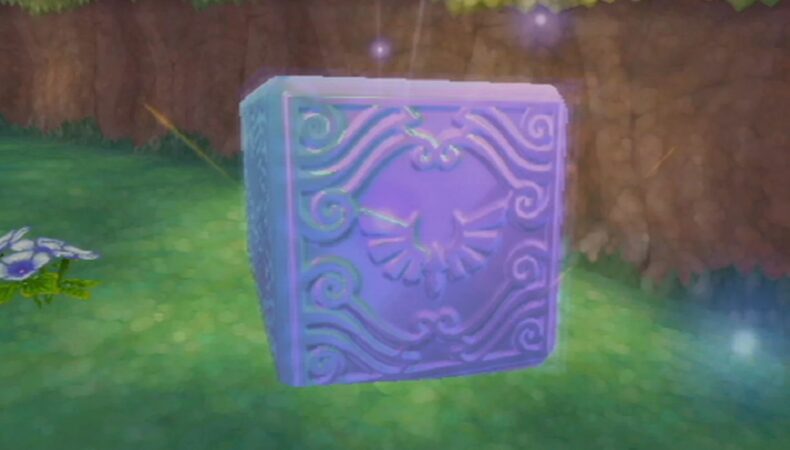 The Legend of Zelda : Skyward Sword HD activation cube déesse