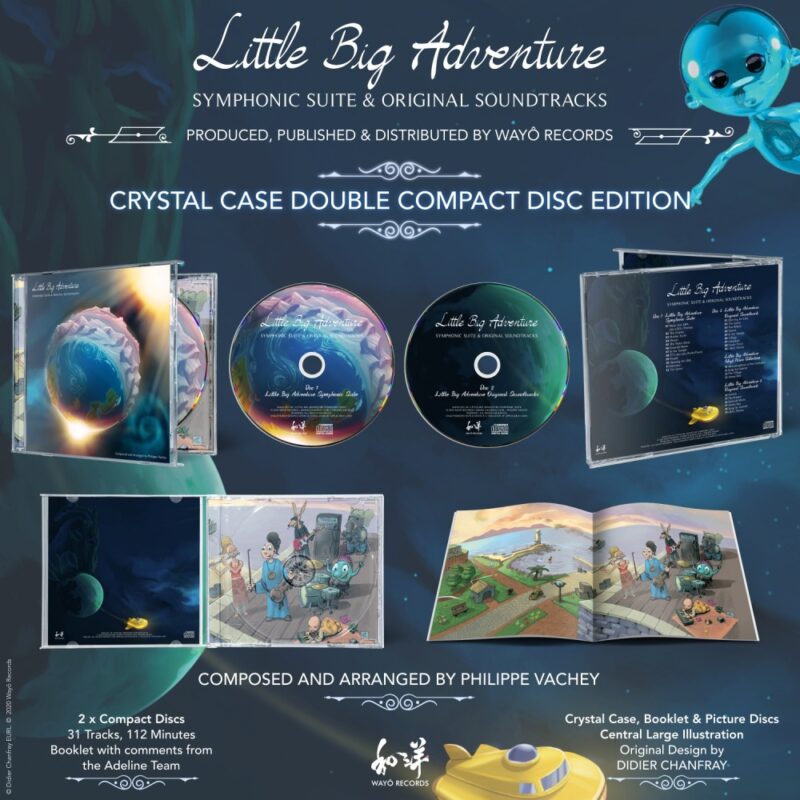 little big adventure symphonic suite & ost - visuel cd