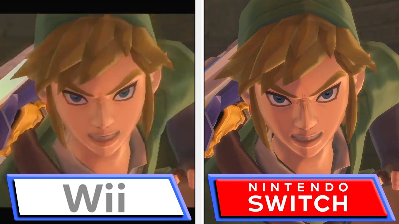 The Legend of Zelda: Skyward Sword HD comparatif