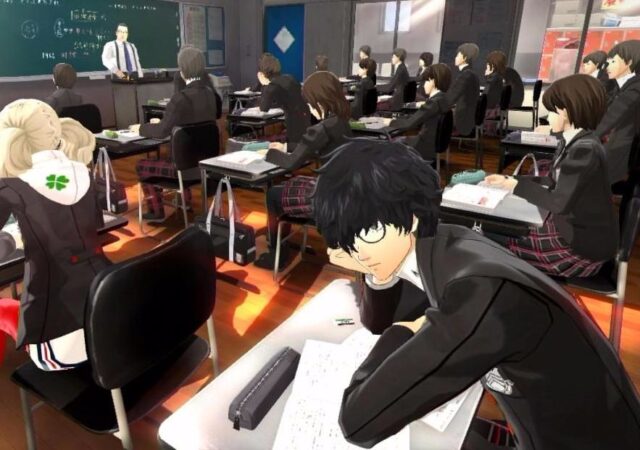 Persona 5 école jeu vidéo