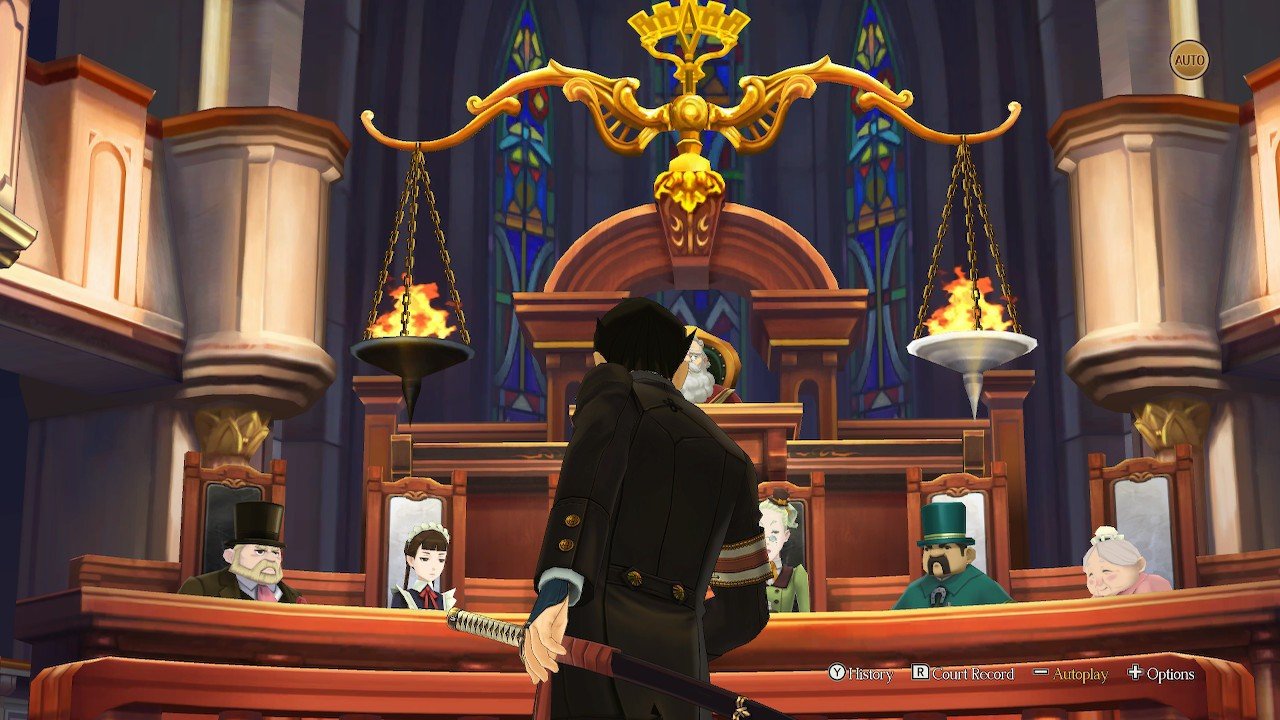 The Great Ace Attorney Chronicles tribunal