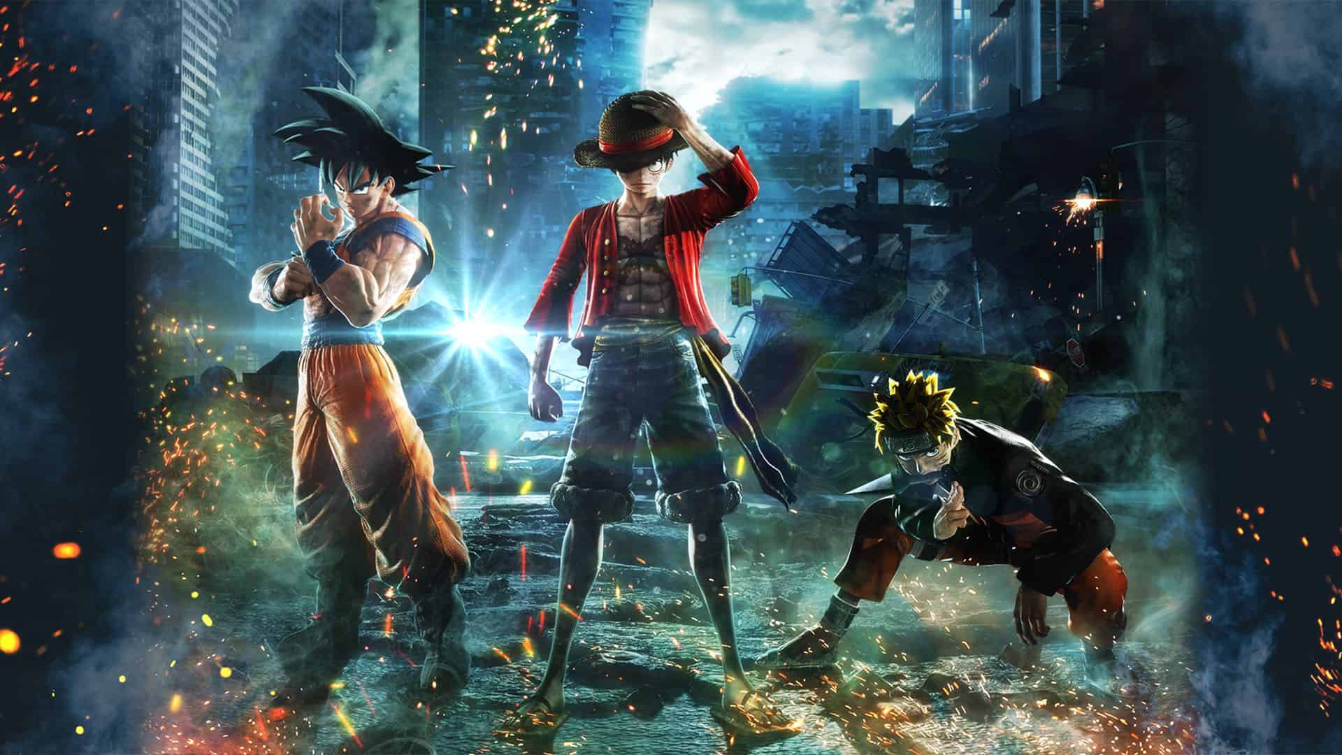 Jump Force Naruto goku Luffy