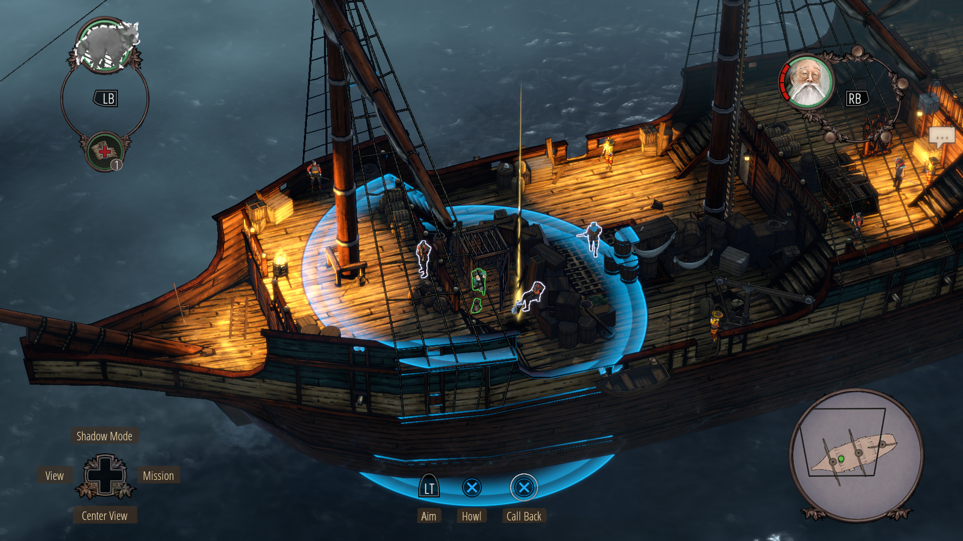 Shadow Tactics Aiko's Choice bateau