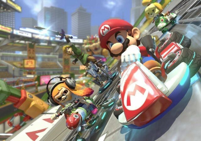 Mario Kart 8 splatoon