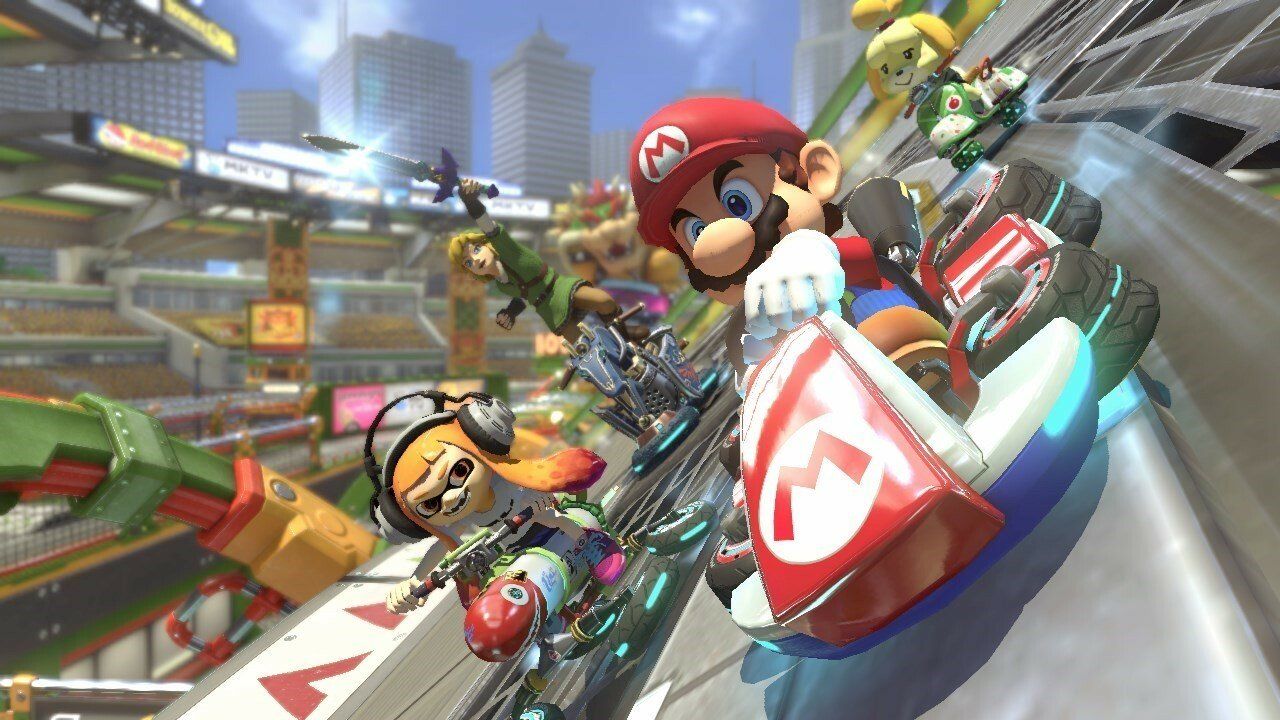 Mario Kart 8 splatoon