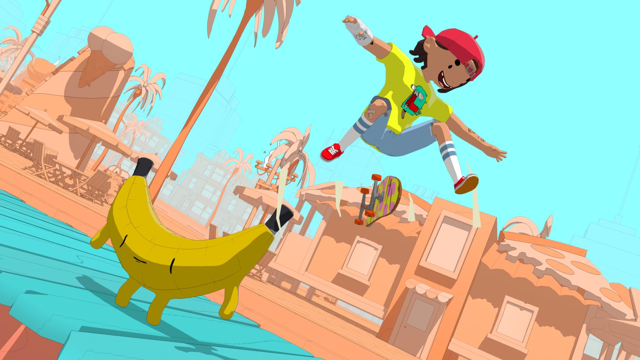 OlliOlli world kickflip