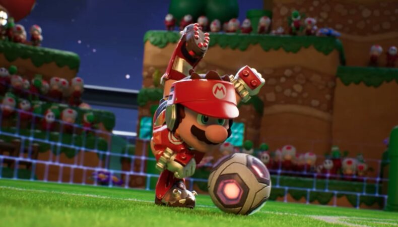 mario strikers battle league football