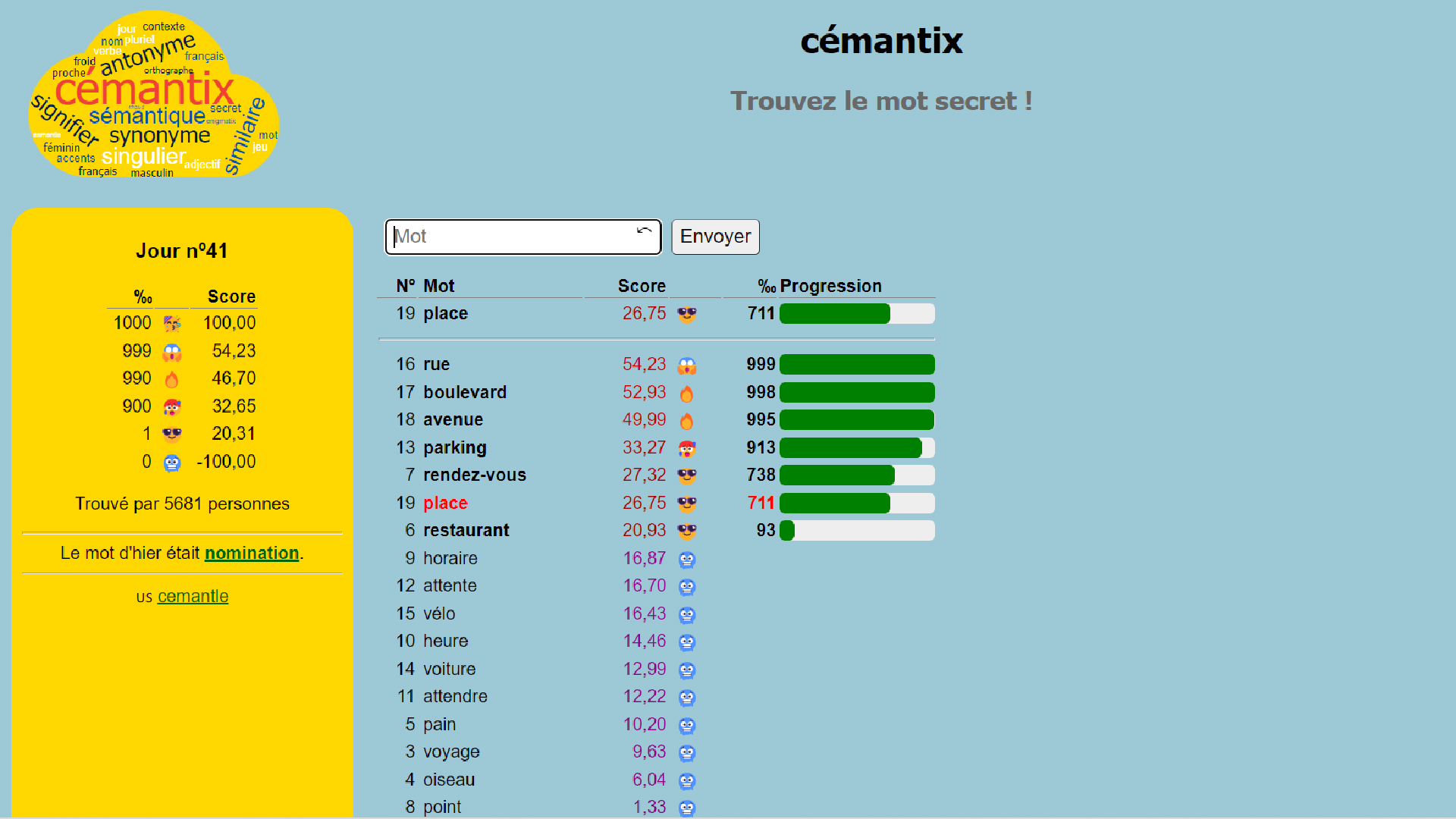 cemantix après SUTOM