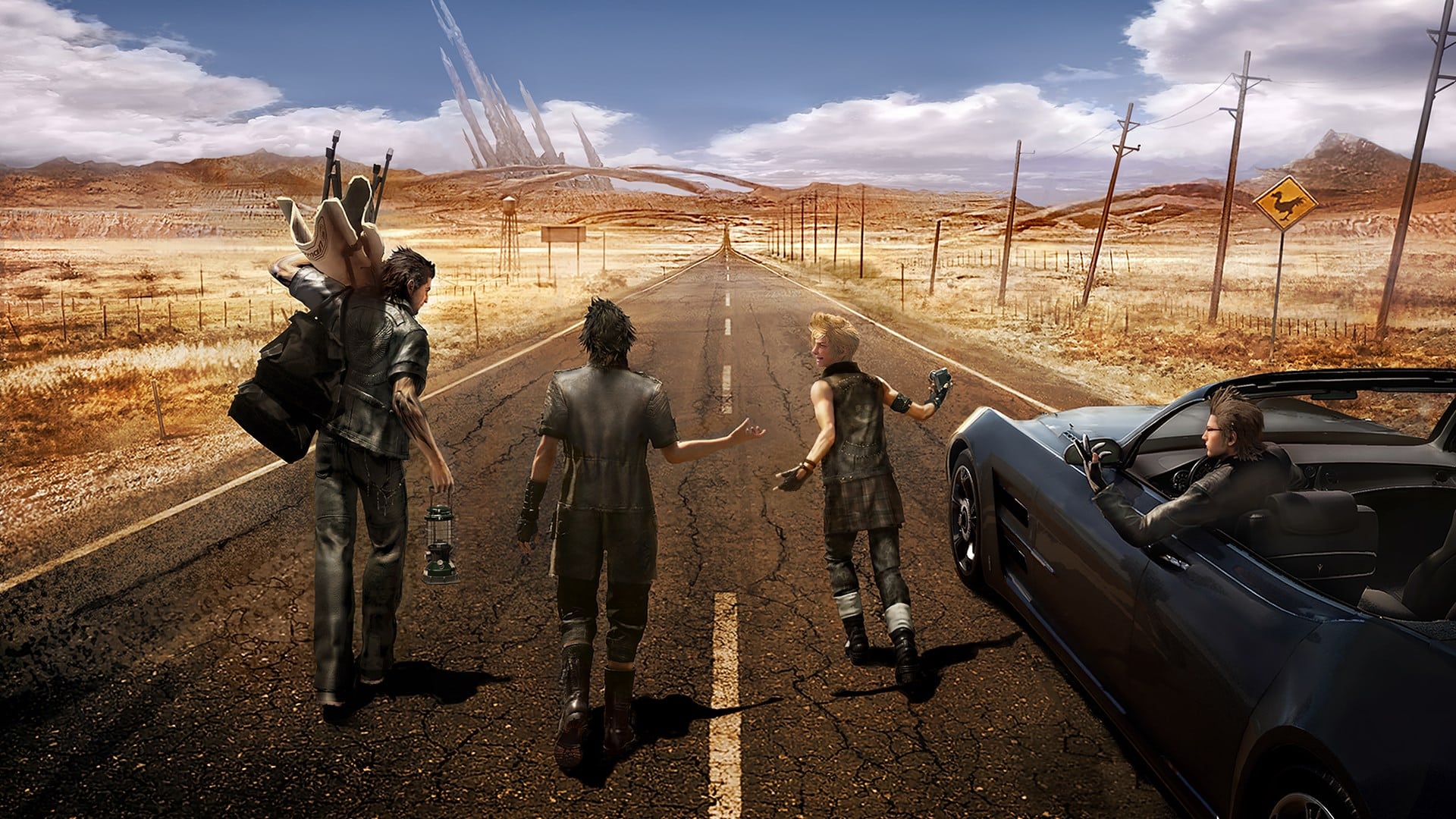 final-fantasy-xv - on the road