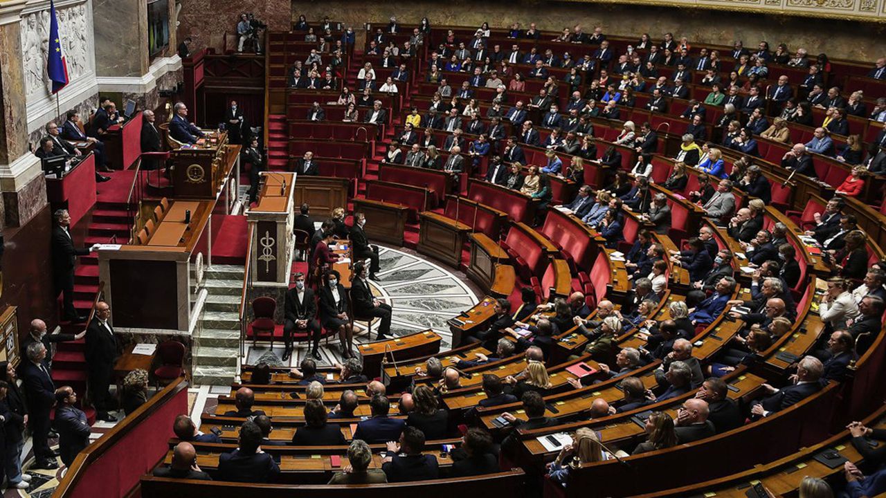 L'hémicycle de l'Assemblée Nationale