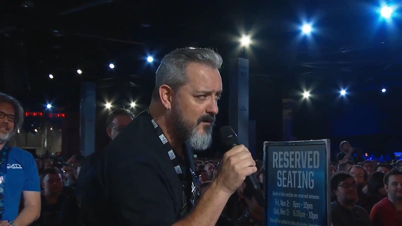 Chris Metzen à la Blizzcon 2018