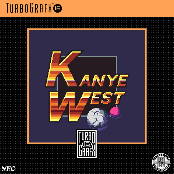 Kanye West TurboGrafX16 album cover