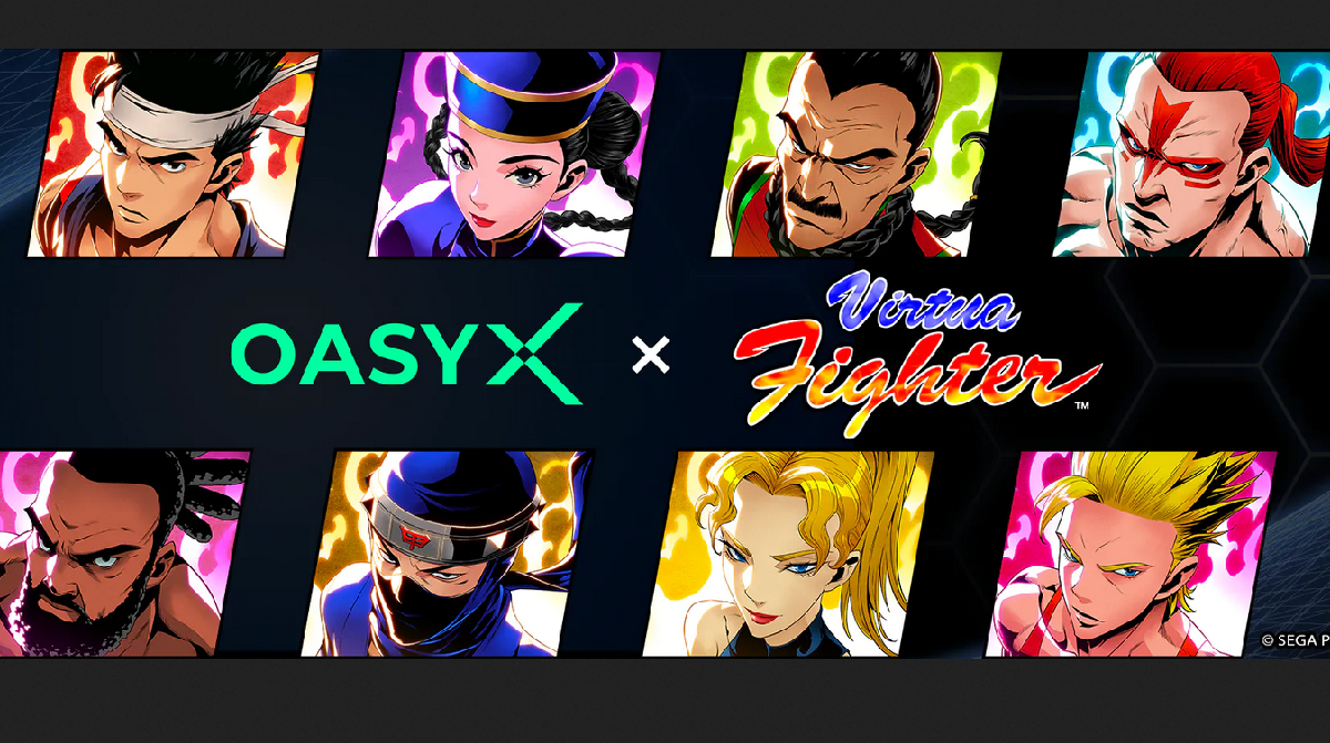 les NFTs de OASYX sur Virtua Fighter